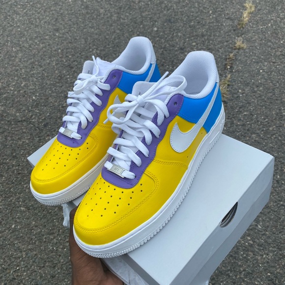 Multi-Colored Customized Low Top Custom AF1s